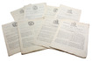 8 extremely rare sets of French Republican regulations for Egypt, promulgated by General 