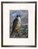 Fine painting of a falcon, produced by a renowned 20th-century Dutch ornithological illustrator
