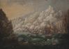Oil painting of ships in search of a Northwest Passage in 1845/46