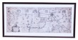 Appealing wall map of the Slaperdijk in the Gelderse Vallei