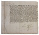1558 declaration signed by the great botanist Dodoens in his capacity as Mechelen churchwarden