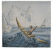 Beautiful watercolour of an Inuit hunting seals
